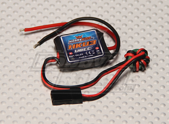 HobbyKing Micro UBEC 3A / 5v - Πατήστε στην εικόνα για να κλείσει