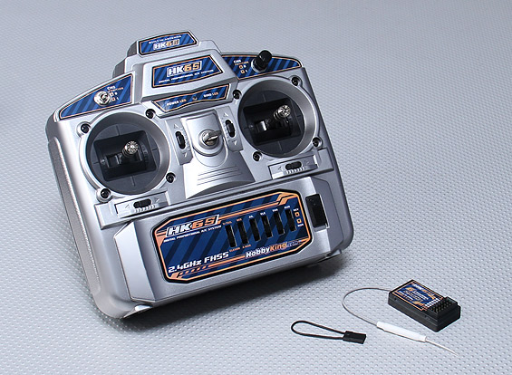 HobbyKing HK6S 2.4Ghz FHSS 6Ch Tx & Rx (Mode 2) - Πατήστε στην εικόνα για να κλείσει