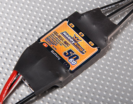 Hobbyking SS Series 50-60A ESC - Click Image to Close