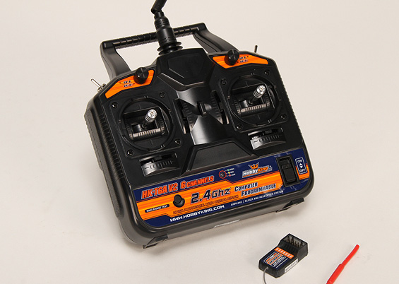 Hobby King 2.4Ghz 6Ch Tx & Rx V2 (Mode 2) - Click Image to Close