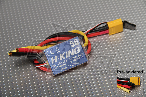 H-KING 50A Fixed Wing Brushless Speed Controller - Πατήστε στην εικόνα για να κλείσει