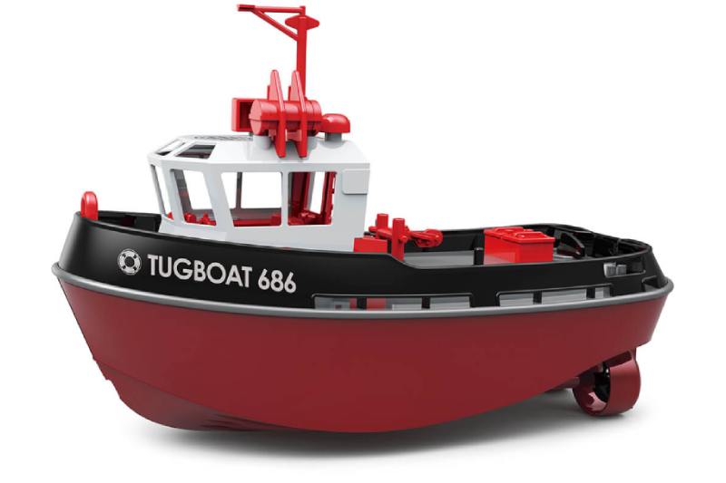 HENG LONG 1/72 RTR TUGBOAT 686 2.4GHZ 230MM LENGTH BLACK