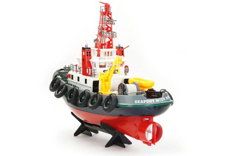 Heng Long Tug Work RC Boat 5CH 2.4GHZ W/Water Hose Function