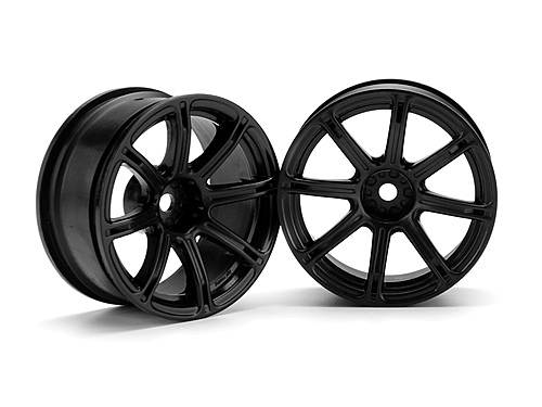 HPI Work Emotion XC8 Wheel 26mm- Black (6mm Offset)