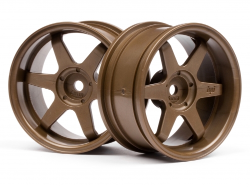 TE37 WHEEL 26mm BRONZE (6mm OFFSET) by HPI