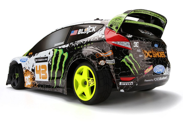 HPI Ken Block WR8 Flux with Ford Fiesta H.F.H.V. Body