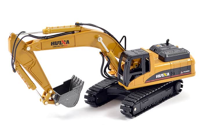 HUINA 1/50 DIECAST EXCAVATOR STATIC MODEL - Click Image to Close