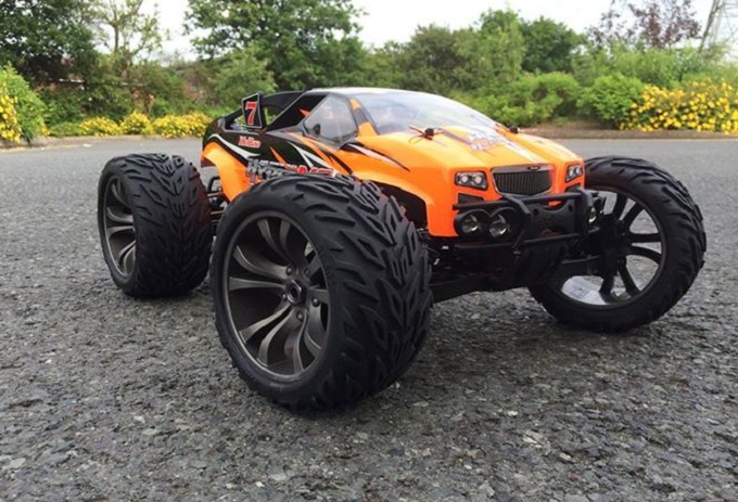HoBao Hyper MT Sport RTR 4WD 1/8th Scale Electric Monster Truck - Click Image to Close