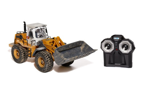 Hobby Engine Premium Label Wheeled Loader with 2.4Ghz Radio Syst - Click Image to Close