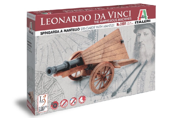 Spingarde with mantlet Leonardo Da Vinci series