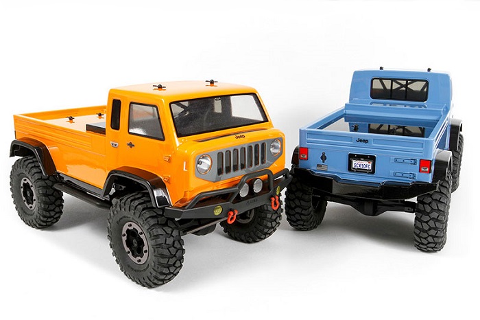 AXIAL JEEP MIGHTY FC BODY .04" CLEAR - Click Image to Close
