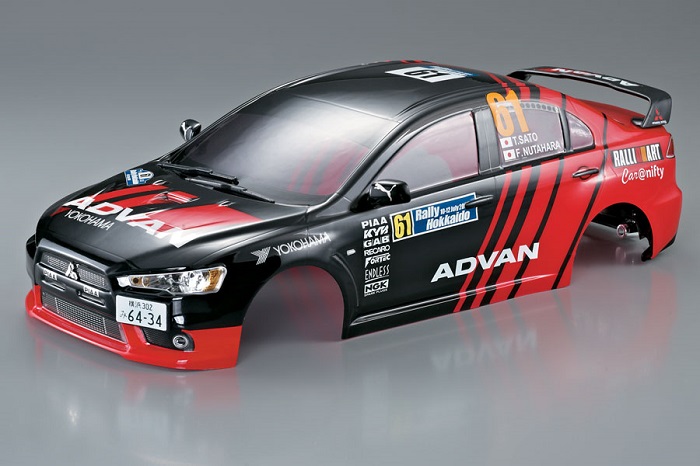 MITSUBISHI LANCER EVO X FINISHED BODY RACING