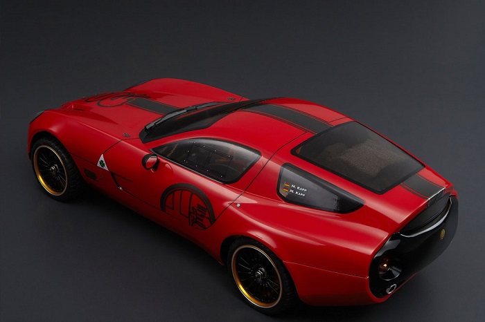 KILLERBODY ALFA ROMEO TZ3 CORSA 190MM FINISHED BODY RED - Πατήστε στην εικόνα για να κλείσει