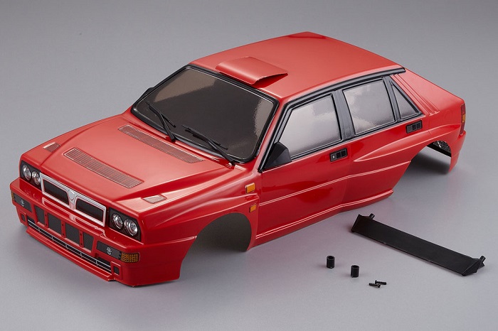 LANCIA DELTA HF INTEGRALE 190MM FINISHED BODY RED