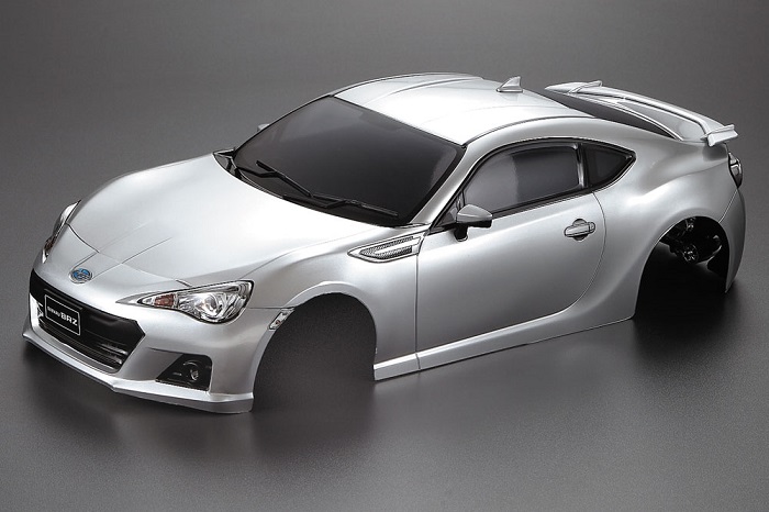 KILLERBODY SUBARU BRZ 190MM FINISHED BODY SILVER - Click Image to Close