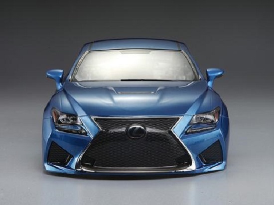 KILLERBODY LEXUS RC F 195MM FINISHED BODY - MET BLUE - Click Image to Close