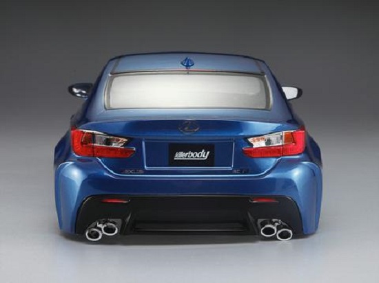 KILLERBODY LEXUS RC F 195MM FINISHED BODY - MET BLUE