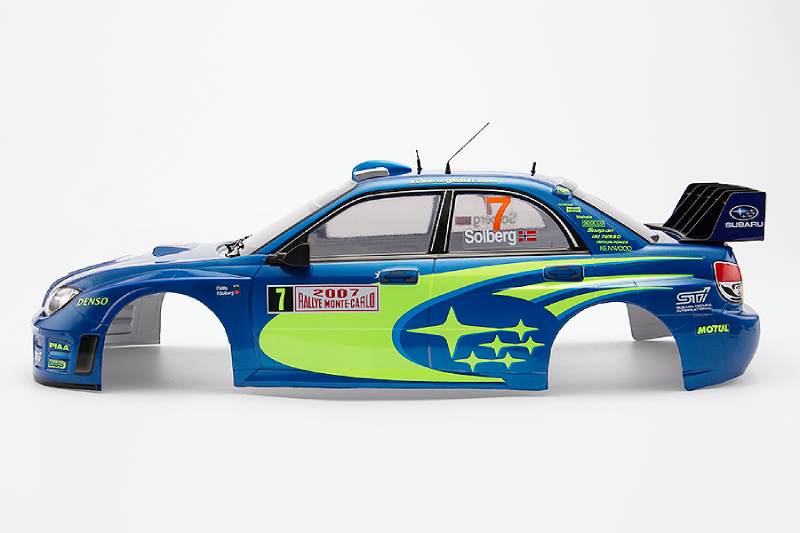 KILLERBODY SUBARU IMPREZA WRC 2007 PAINTED BLUE BODY KIT