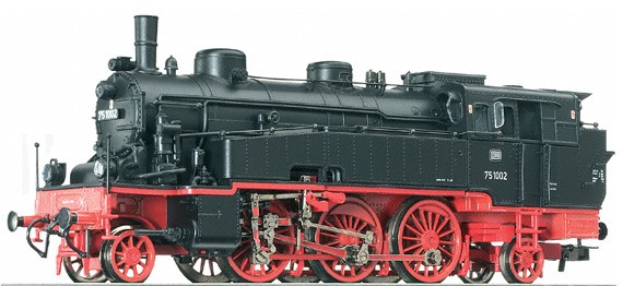 Liliput 3-Rail DIGITAL Tank Loco BR 75 1002 - Πατήστε στην εικόνα για να κλείσει