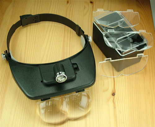 HEADBAND MAGNIFIER + 4 LENSES (LC1764)