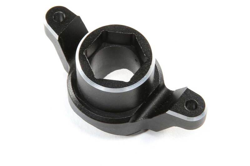 Losi Servo Saver Top, Aluminum Black: DBXL-E 2.0