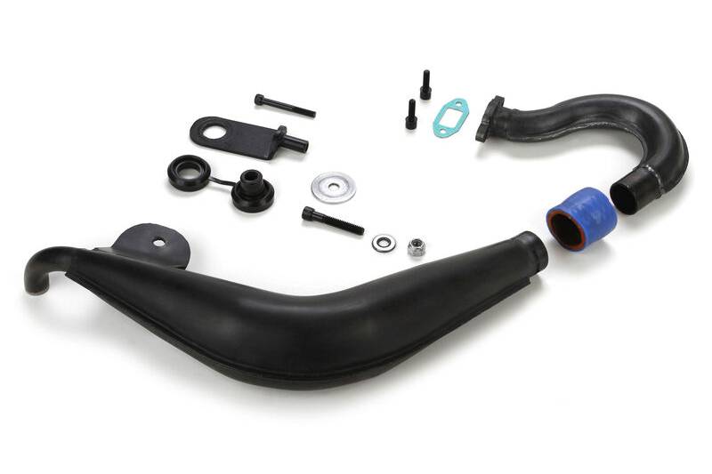 Losi Tuned Exhaust Pipe, 23-30cc Gas Engines: 5IVE-T