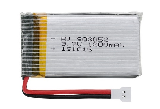 Lipo Battery 1s 3.7V 1200mAh for Syma Drones X5SW X5SC - Πατήστε στην εικόνα για να κλείσει