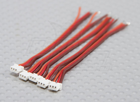 Micro Servo Connector Lead 1.25 Pitch - Female Plug (5pcs/bag) - Πατήστε στην εικόνα για να κλείσει
