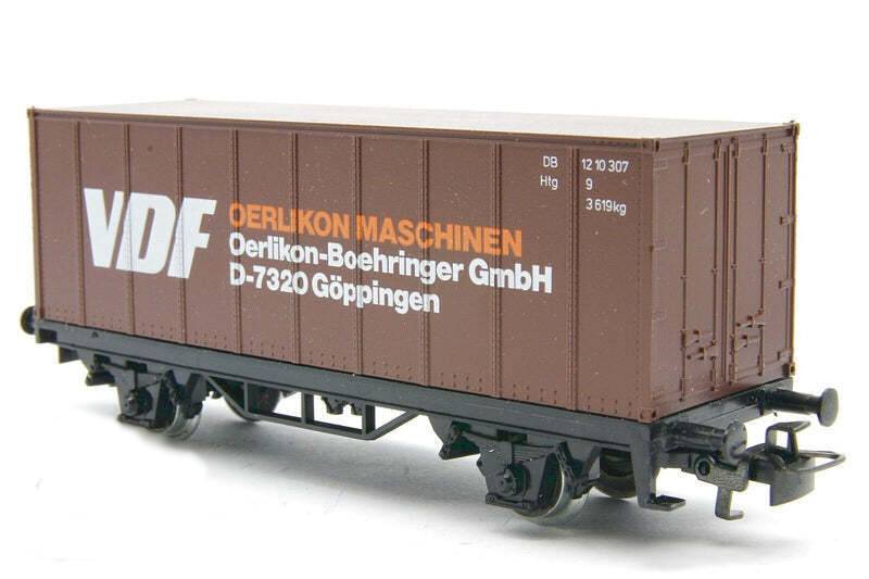 Märklin 4455 DB Goods Wagon 12 10 307 H0 scale - Used - Πατήστε στην εικόνα για να κλείσει