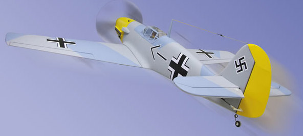Top Gun Messerschmitt Bf109 RC Αεροπλάνο - Πατήστε στην εικόνα για να κλείσει