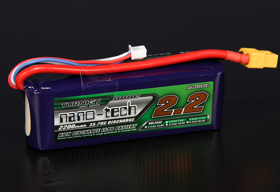 Turnigy nano-tech 2200mah 3S 35~70C Lipo Pack - Πατήστε στην εικόνα για να κλείσει