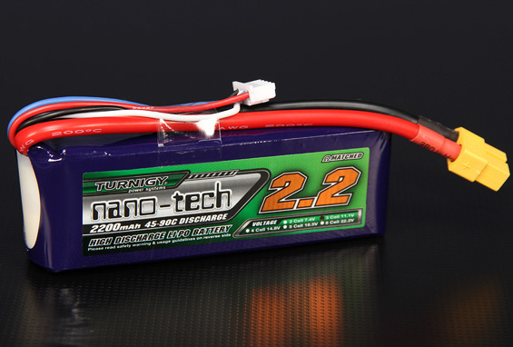 Turnigy nano-tech 2200mah 3S 45~90C Lipo Pack