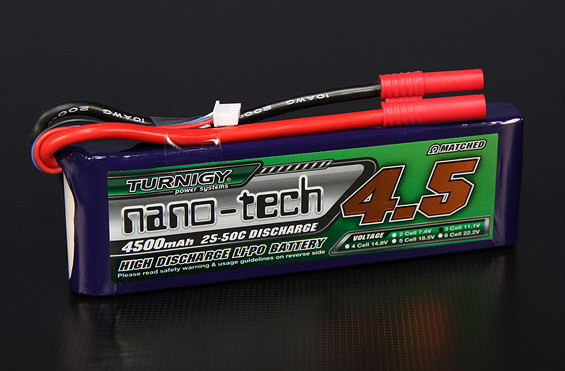 Turnigy nano-tech 4500mah 3S 25~50C Lipo Pack