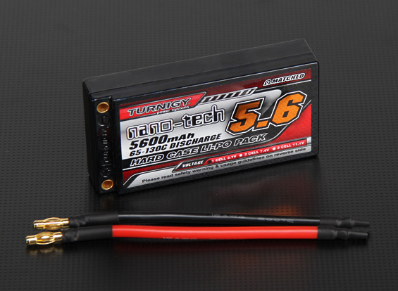 Turnigy nano-tech 5600mah 1S2P 65~130C Hardcase Lipo Pack