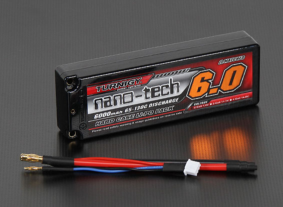 Turnigy nano-tech 6000mah 2S2P 65~130C Hardcase Lipo Pack - Πατήστε στην εικόνα για να κλείσει