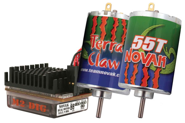 Novak M2 Dig 3S ESC / Dual Terra Claw Brush Motor Combo - Πατήστε στην εικόνα για να κλείσει