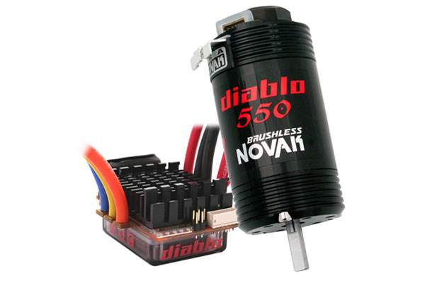 Novak Diablo Dual Battery Brushless 550 System - Click Image to Close