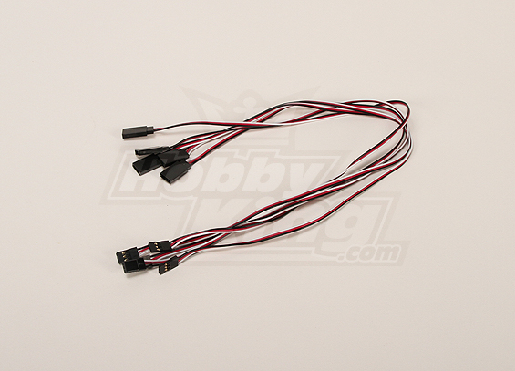 Servo Extention Lead 420mm (5pcs/bag)