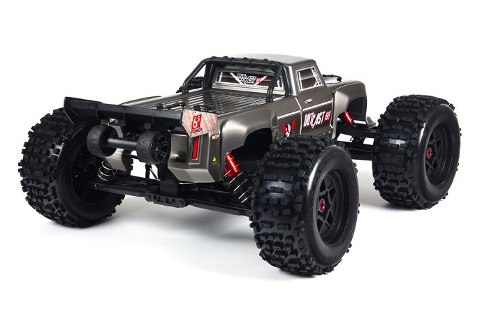 ARRMA OUTCAST 6S BLX 4WD 1/8 STUNT TRUCK RTR SILVER