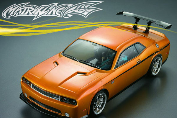 Matrixline Dodge SRT8 Clear Bodyshell 190mm with Accessories - Πατήστε στην εικόνα για να κλείσει