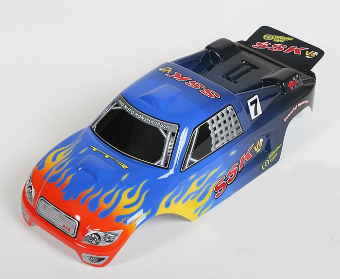 Thunder Tiger Bodyshell Ssk V2 Painted - Blue