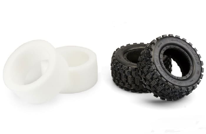PROLINE BADLANDS MX43 PRO-LOC TYRES FOR XMAXX (F/R) - Click Image to Close