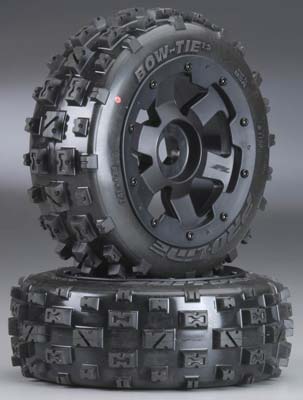 Proline Bow-Tie' (XTR) Off-Road Front Tyres (2) Pre-mounted on B - Click Image to Close