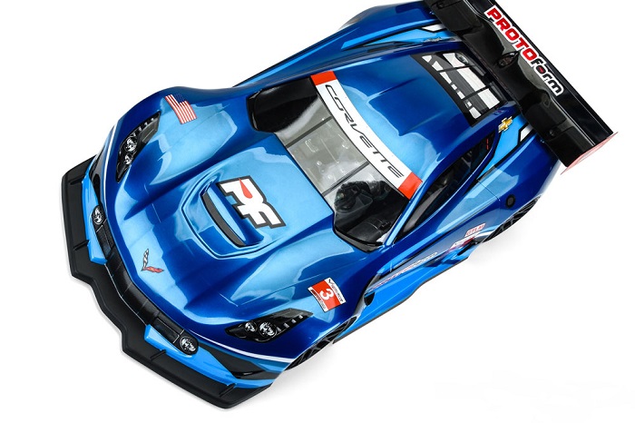 PROTOFORM CHEVROLET CORVETTE C7.R CLEARBODY FOR 1:8 GT - Πατήστε στην εικόνα για να κλείσει