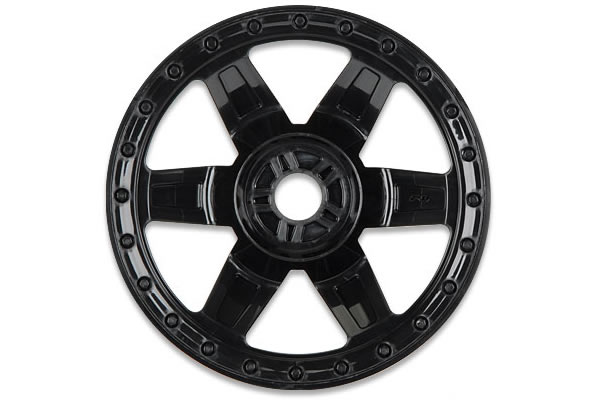 Desperado 3.8" (Traxxas Style Bead) Black 17mm Wheels - Proline