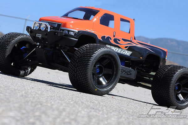 Desperado 3.8" (Traxxas Style Bead) Black 17mm Wheels - Proline