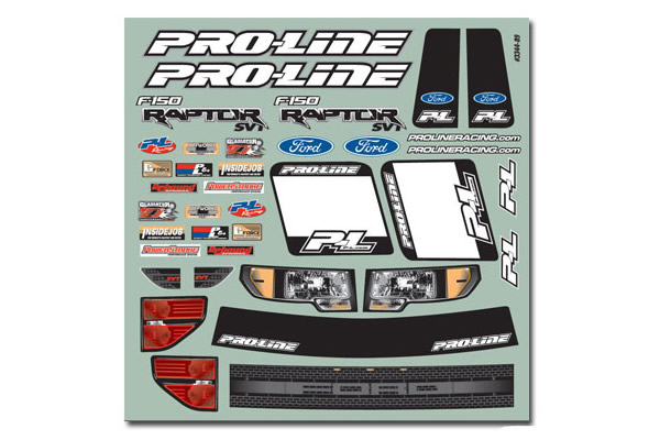 Proline Flo-Tek Ford F-150 Raptor SVT Clear Body for Slash, Slas