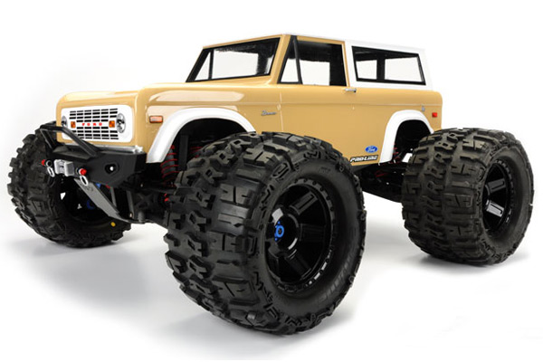 Proline 1973 Ford Bronco Clear Bodyshell for T/E MAXX 3.3, REVO