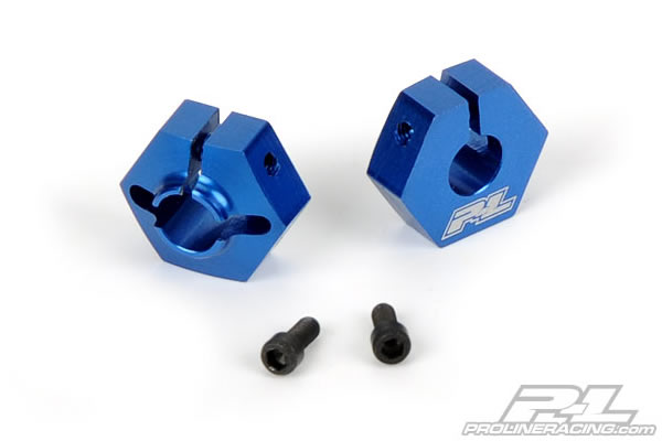 Proline Aluminum 12mm Rear Clamping Hex Adapters for the Associa