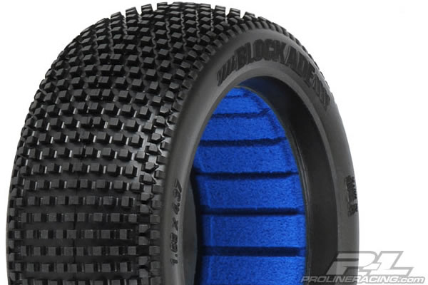 Proline Blockade (M3) Off-Road 1/8th Buggy Tyres with Closed Cel
